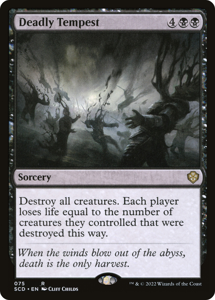 Deadly Tempest (SCD-075)  - Starter Commander Decks