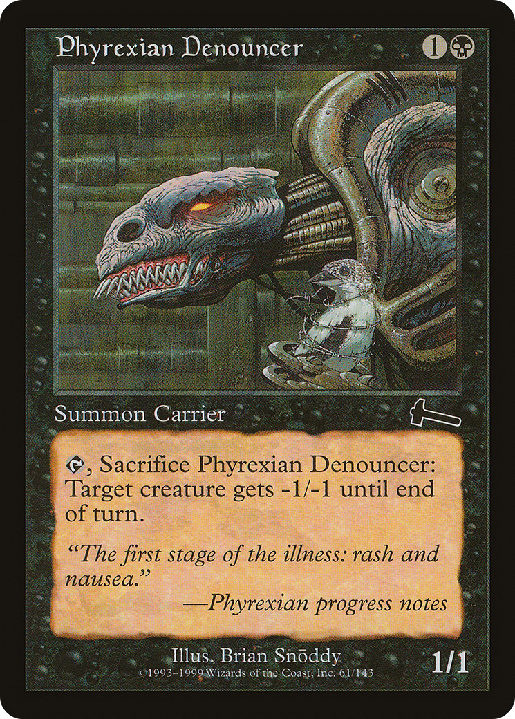 Phyrexian Denouncer (ULG-061)  - Urza's Legacy