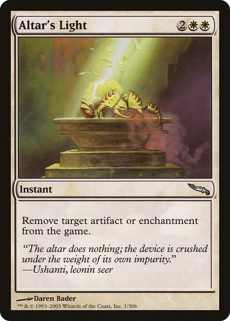 Altar's Light (MRD-001)  Foil - Mirrodin