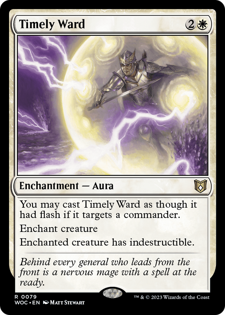 Timely Ward (WOC-079)  - Wilds of Eldraine Commander