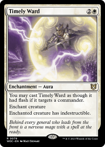 Timely Ward (WOC-079)  - Wilds of Eldraine Commander