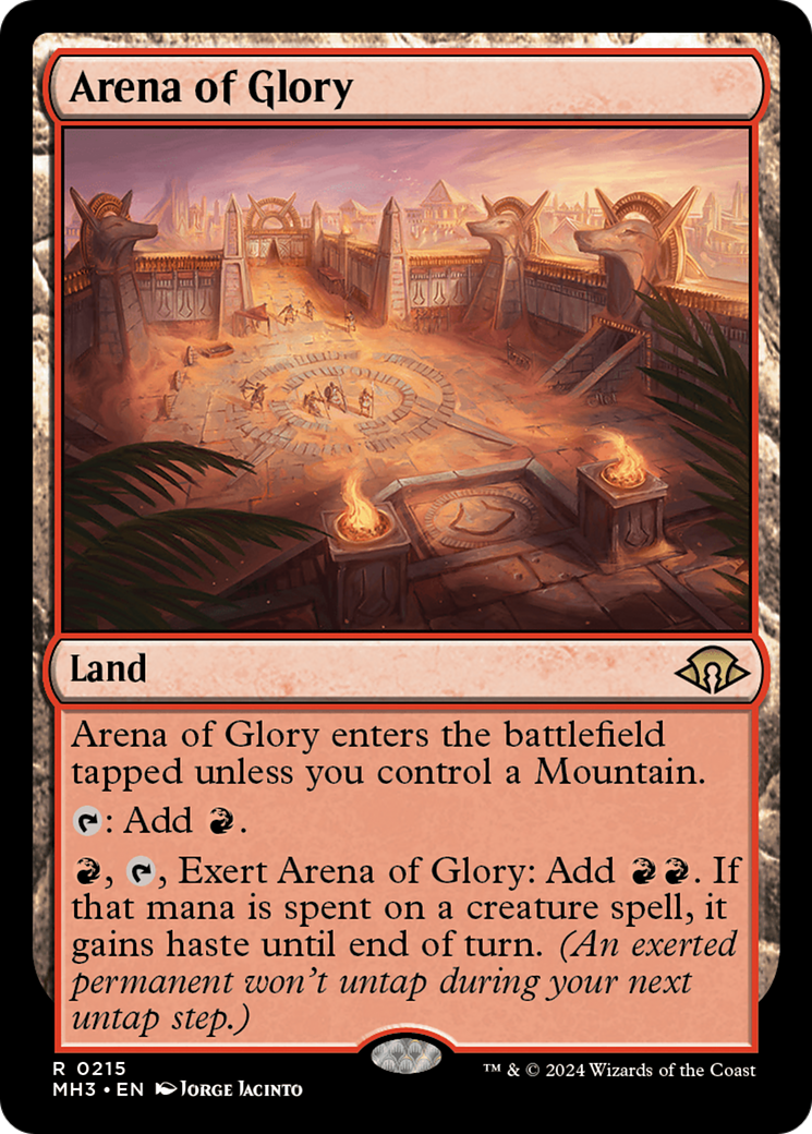 Arena of Glory (MH3-215)  Foil - Modern Horizons 3