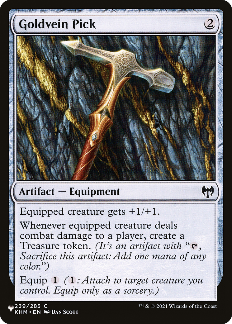 Goldvein Pick (LIST-KHM-239)  - The List
