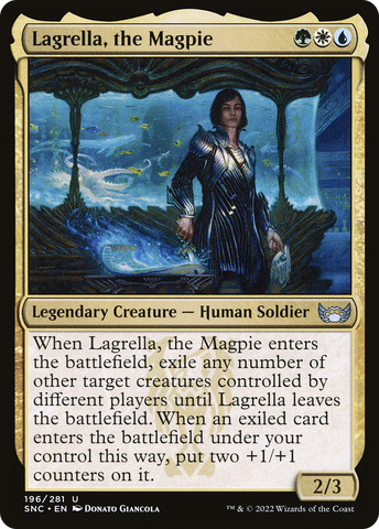 Lagrella, the Magpie (SNC-196)  Foil - Streets of New Capenna