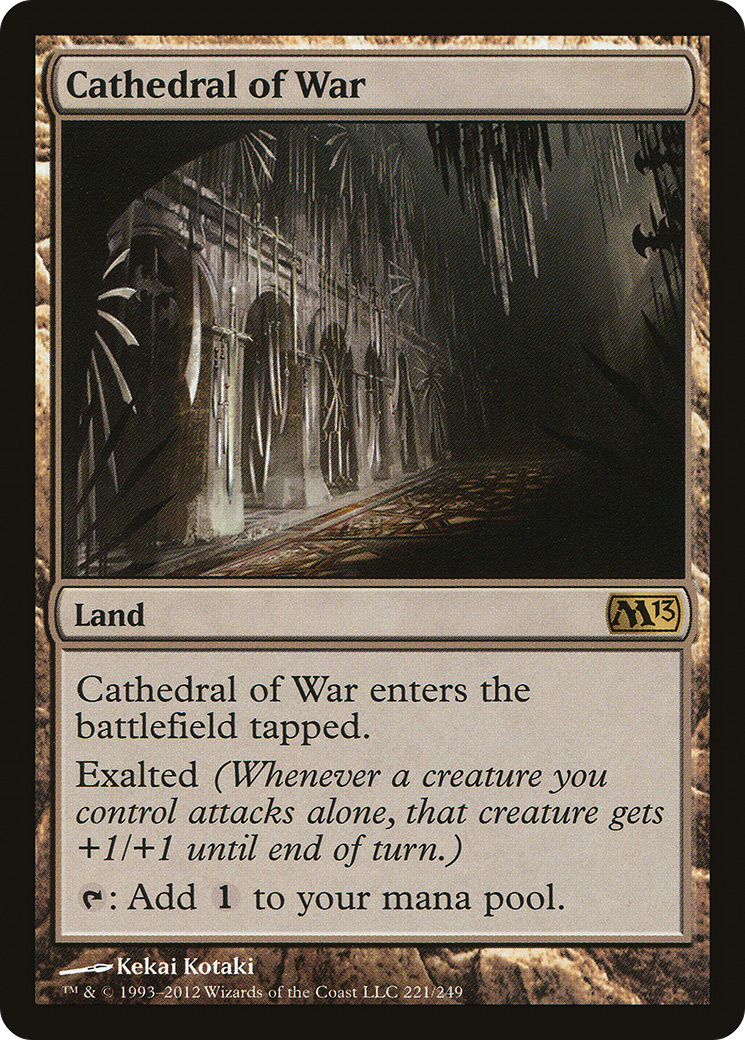 Cathedral of War (M13-221)  Foil - Magic 2013