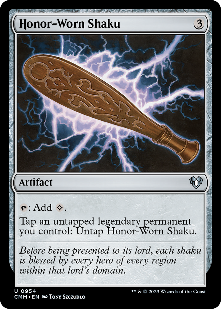 Honor-Worn Shaku (CMM-954)  - Commander Masters