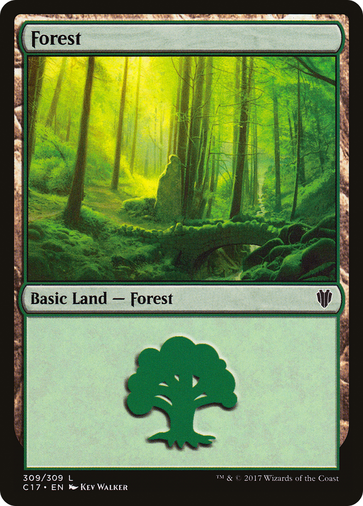 Forest (309) (C17-309)  - Commander 2017