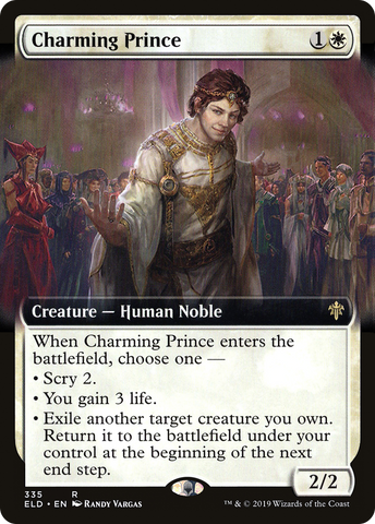 Charming Prince (Extended Art) (ELD-335)  Foil - Throne of Eldraine: (Extended Art)