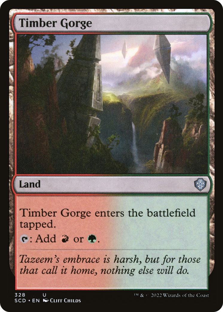 Timber Gorge (SCD-328)  - Starter Commander Decks