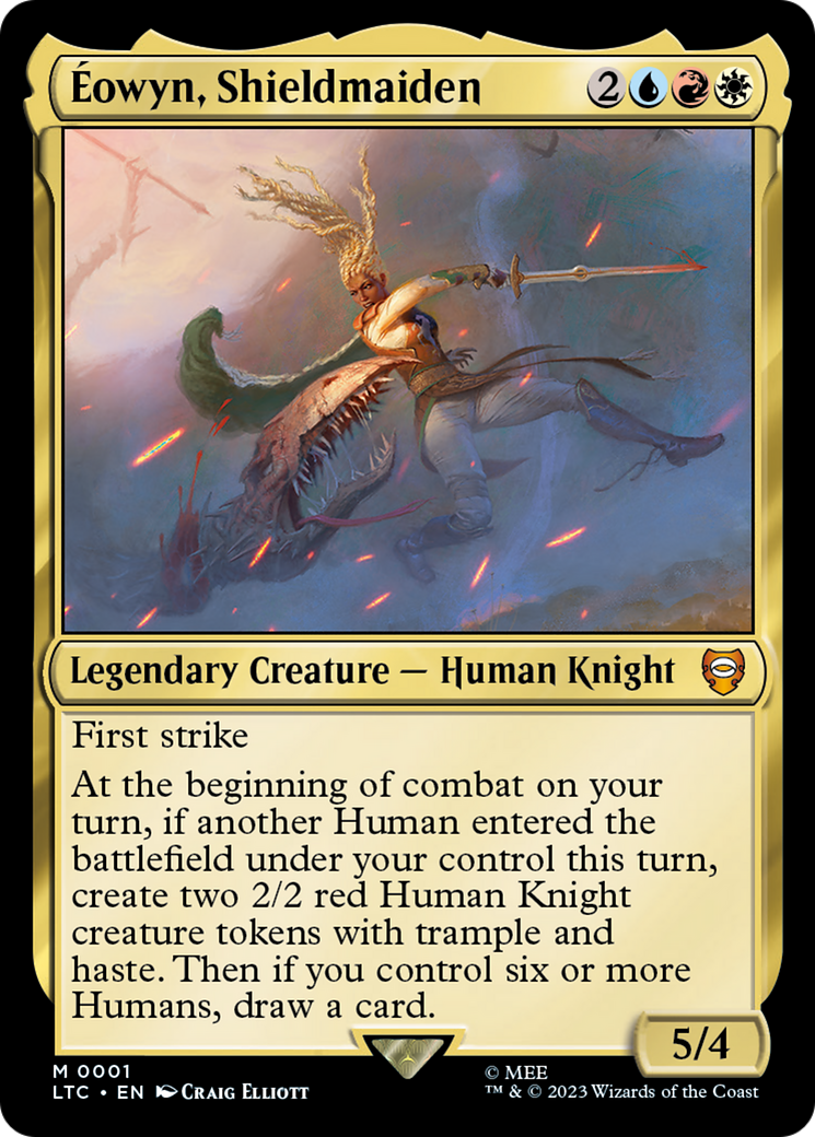 Eowyn, Shieldmaiden (LTC-001)  - Tales of Middle-earth Commander