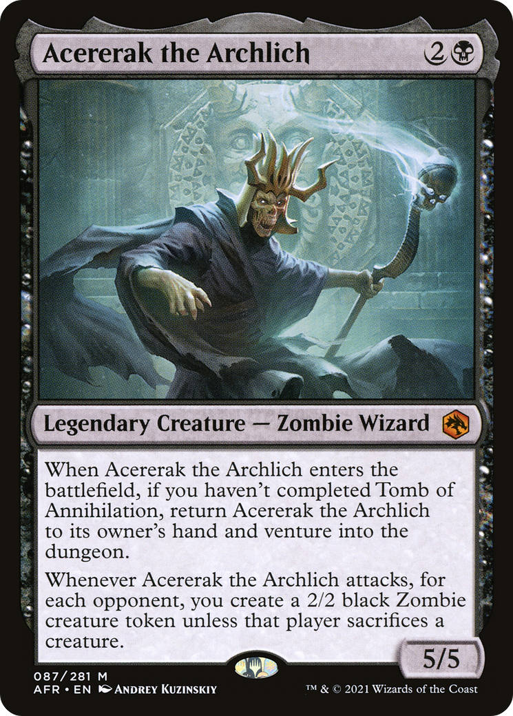 Acererak the Archlich (AFR-087)  - Adventures in the Forgotten Realms