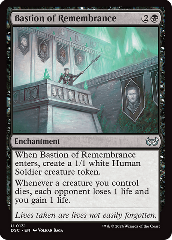 Bastion of Remembrance (DSC-131)  - Duskmourn: House of Horror Commander