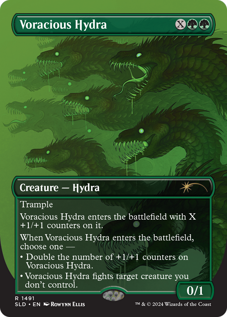 Voracious Hydra (SLD-1491) - Secret Lair Drop (Borderless)