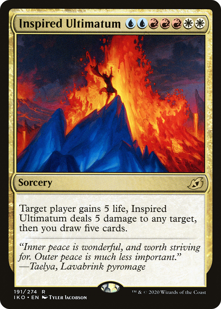 Inspired Ultimatum (IKO-191)  Foil - Ikoria: Lair of Behemoths