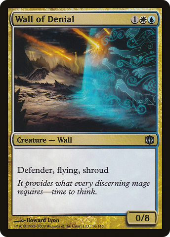 Wall of Denial (ARB-016)  Foil - Alara Reborn