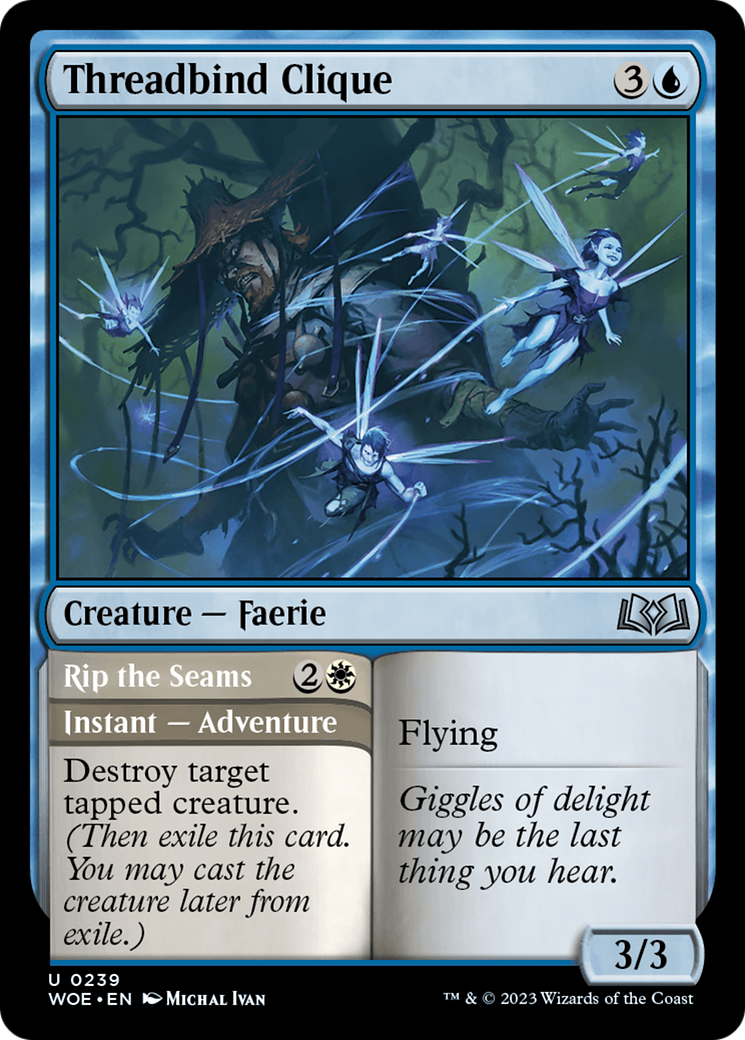 Threadbind Clique (WOE-239)  Foil - Wilds of Eldraine