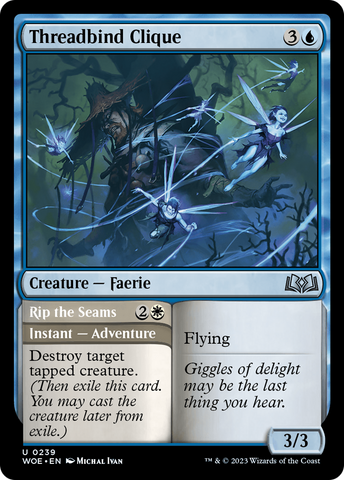 Threadbind Clique (WOE-239)  Foil - Wilds of Eldraine