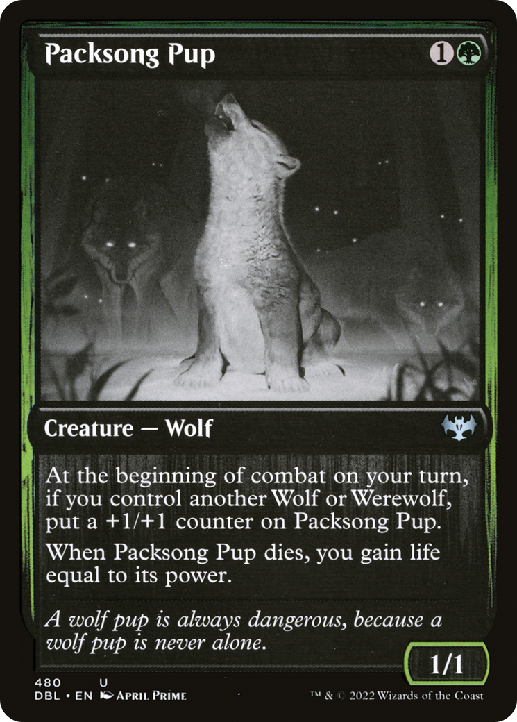 Packsong Pup (DBL-480)  - Innistrad: Double Feature
