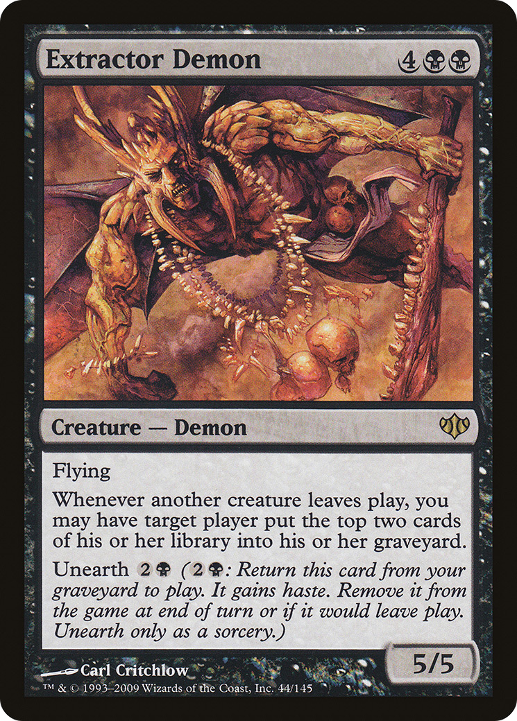 Extractor Demon (CON-044)  Foil - Conflux