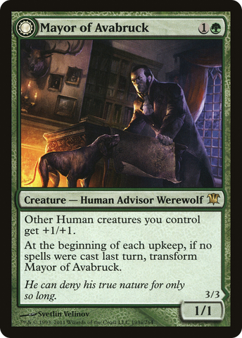 Mayor of Avabruck (ISD-193)  - Innistrad: (Double Faced Transform)