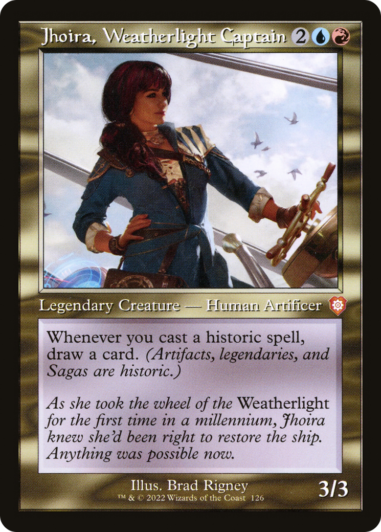 Jhoira, Weatherlight Captain (Retro Frame) (BRC-126)  - The Brothers' War Commander