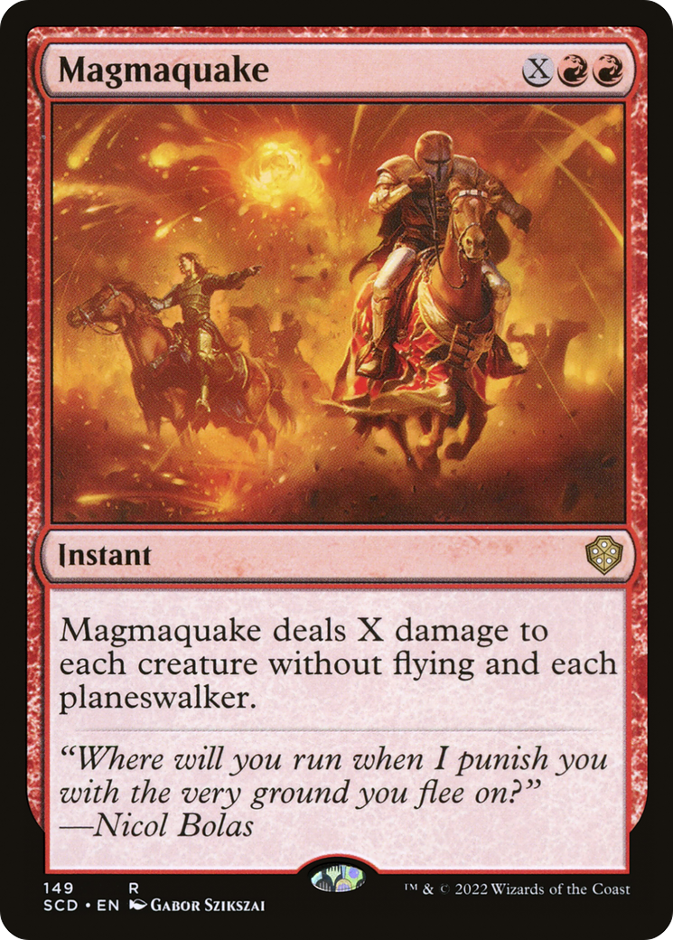 Magmaquake (SCD-149)  - Starter Commander Decks