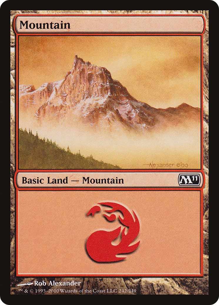 Mountain (242) (M11-242)  - Magic 2011