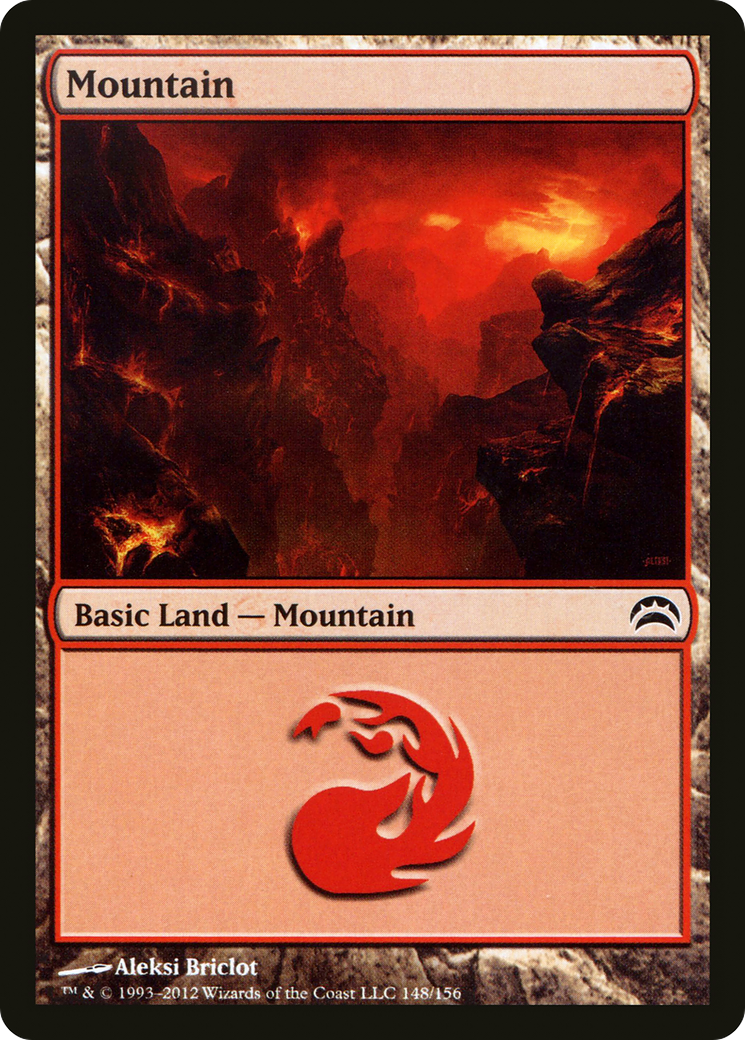 Mountain (148) (PC2-148)  Foil - Planechase 2012