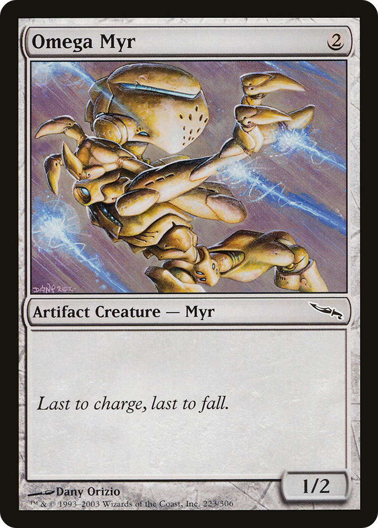 Omega Myr (MRD-223) - Mirrodin Foil