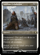 Sublime Exhalation (CMM-475)  Etched Foil - Commander Masters