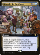 Disorder in the Court (Extended Art) (VOC-067)  - Crimson Vow Commander: (Extended Art)