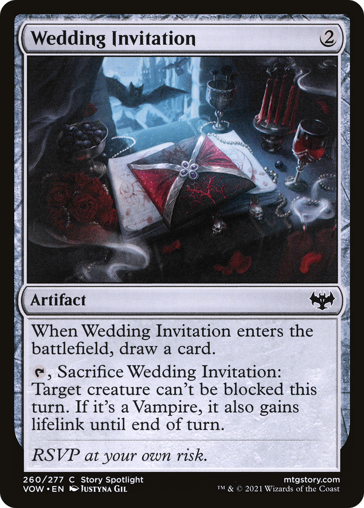 Wedding Invitation (VOW-260)  - Innistrad: Crimson Vow