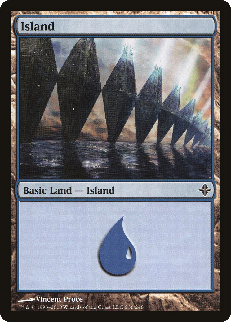 Island (236) (ROE-236)  Foil - Rise of the Eldrazi
