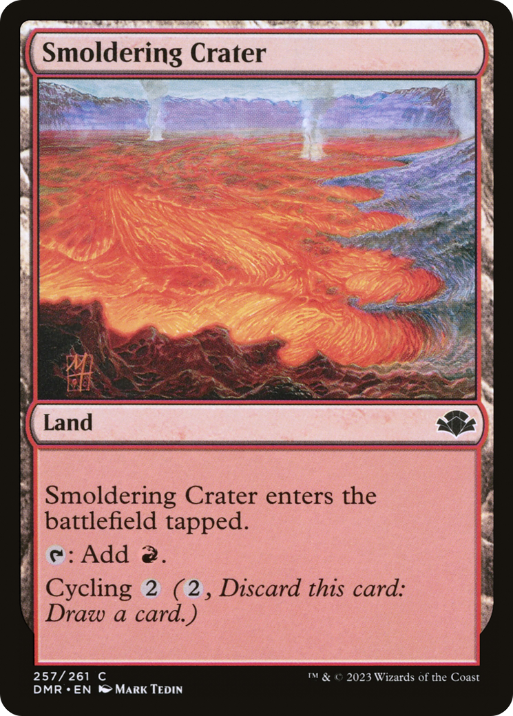 Smoldering Crater (DMR-257)  Foil - Dominaria Remastered