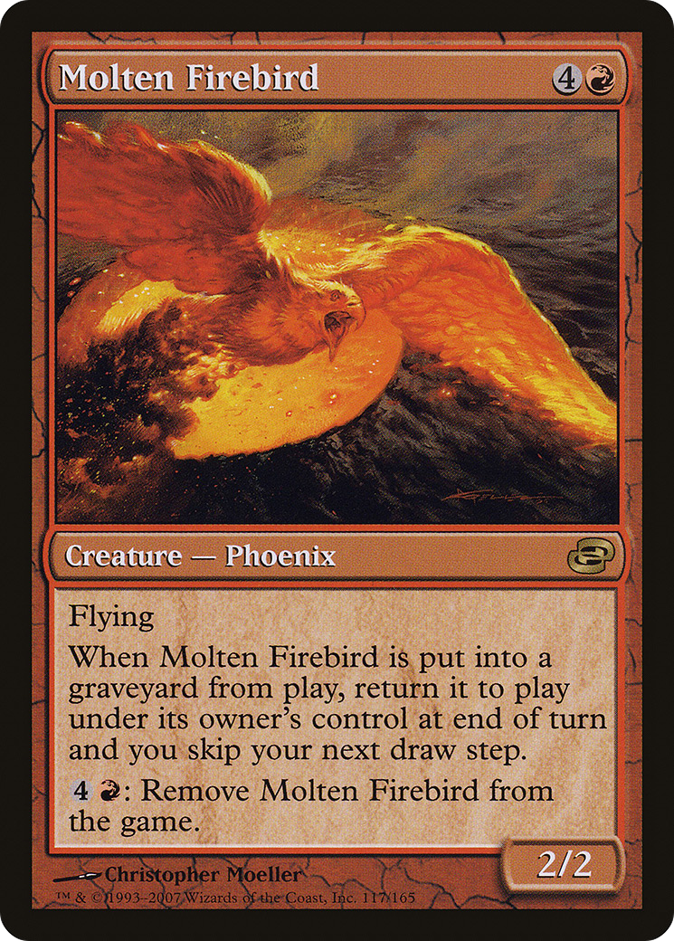 Molten Firebird (PLC-117)  Foil - Planar Chaos: (colorshifted)