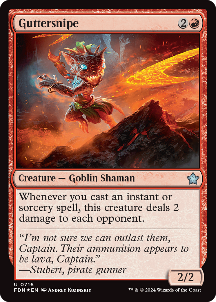 Guttersnipe (FDN-716)  Foil - Foundations