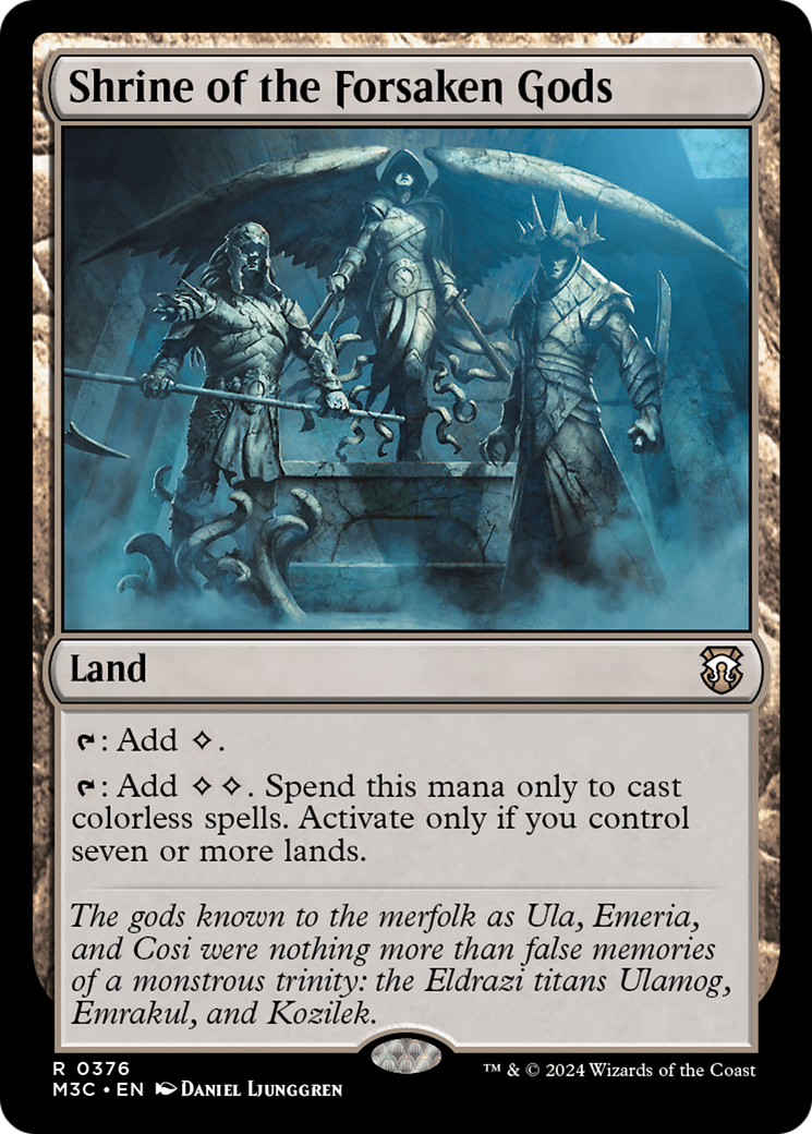 Shrine of the Forsaken Gods (M3C-376)  - Modern Horizons 3 Commander