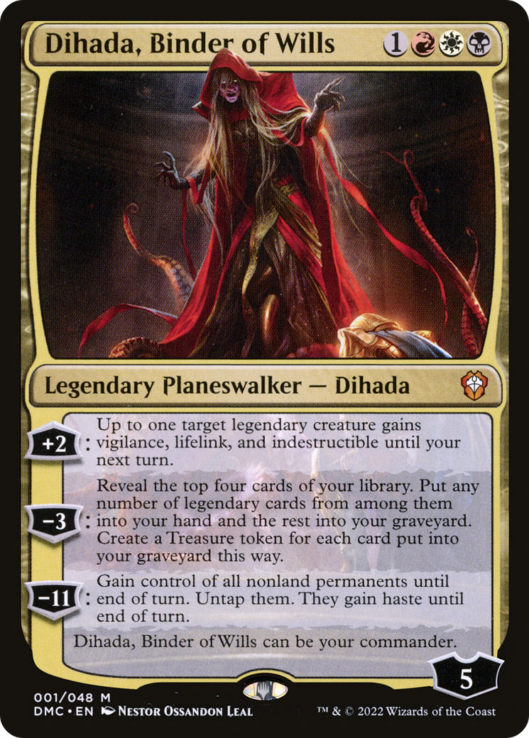 Dihada, Binder of Wills (DMC-001)  - Dominaria United Commander
