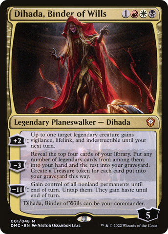 Dihada, Binder of Wills (DMC-001)  Foil - Dominaria United Commander