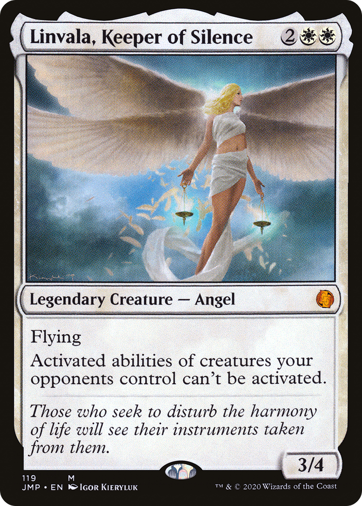Linvala, Keeper of Silence (JMP-119)  - Jumpstart