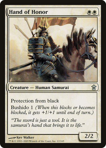 Hand of Honor (SOK-012)  Foil - Saviors of Kamigawa