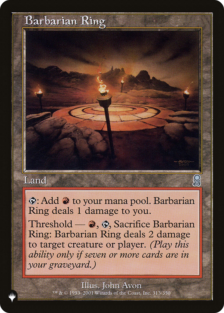 Barbarian Ring (LIST-ODY-313)  - The List