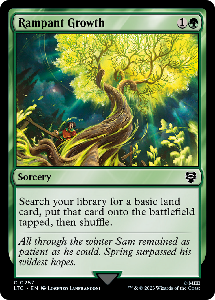 Rampant Growth (LTC-257)  - Tales of Middle-earth Commander