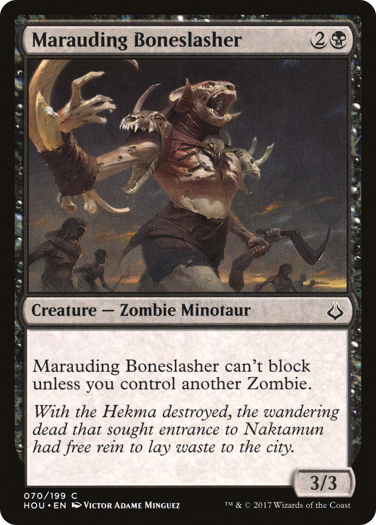 Marauding Boneslasher (HOU-070)  - Hour of Devastation