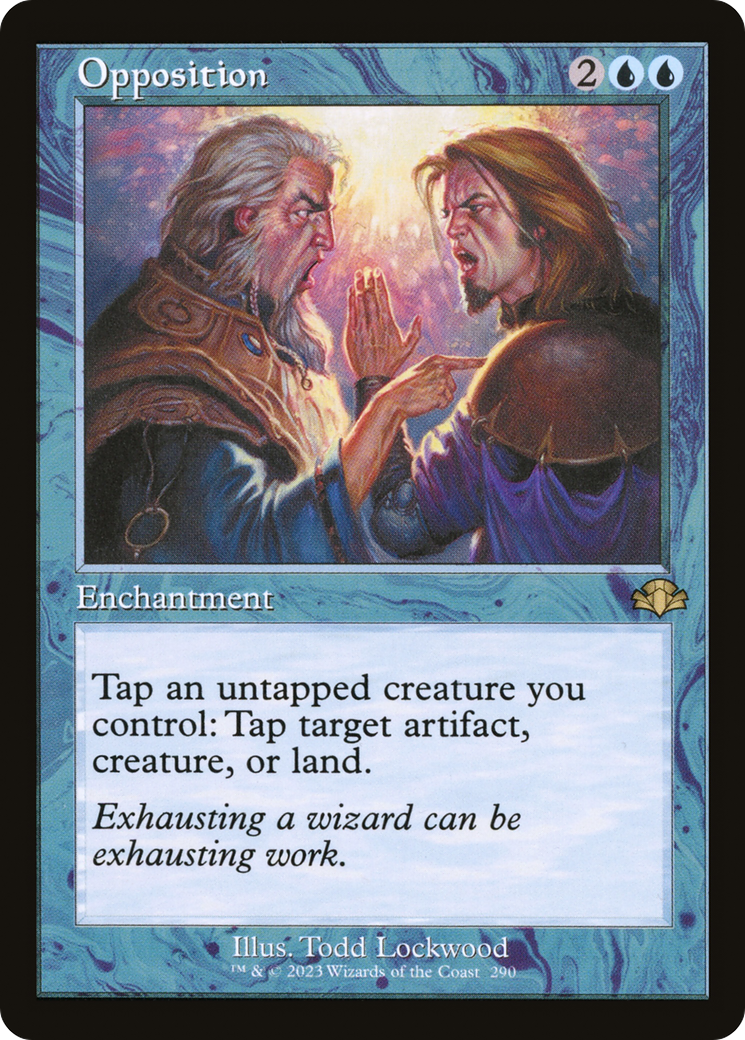Opposition (Retro Frame) (DMR-290)  - Dominaria Remastered