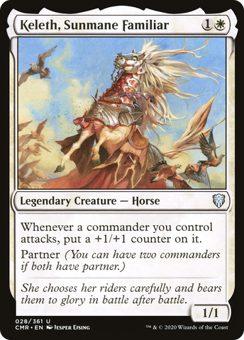 Keleth, Sunmane Familiar (CMR-028)  - Commander Legends