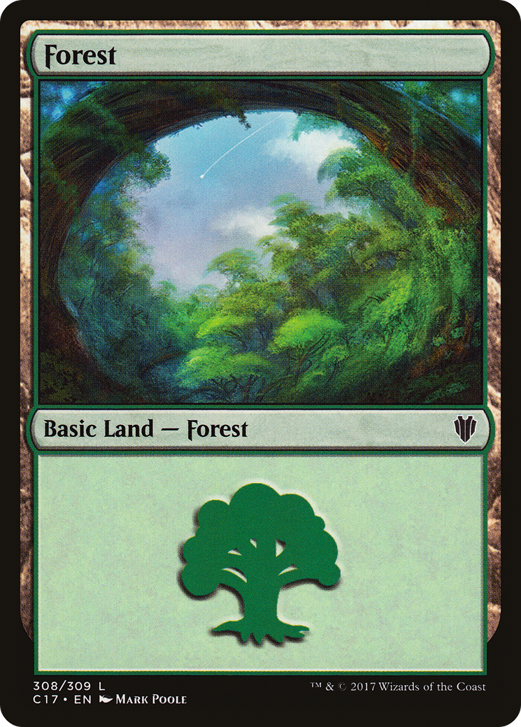 Forest (308) (C17-308)  - Commander 2017
