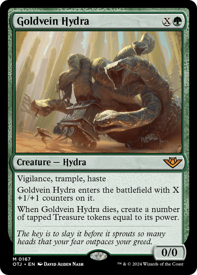 Goldvein Hydra (OTJ-167)  - Outlaws of Thunder Junction