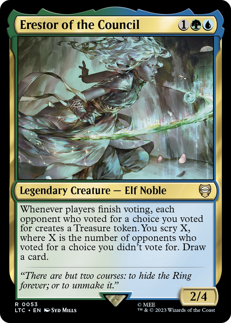 Erestor of the Council (LTC-053)  - Tales of Middle-earth Commander