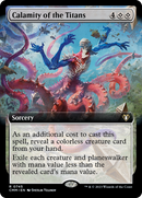 Calamity of the Titans (Extended Art) (CMM-745)  - Commander Masters: (Extended Art)